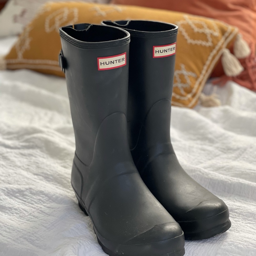Women’s Hunter Rain Boots, Size 8